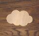 Set Of 10, Cloud Laser Cut Wood, Sizes Up To 5 Feet, Multiple Thickness A419