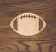 Set Of 10, Football Laser Cut Wood, Sizes Up To 5 Feet, Multiple Thickness
