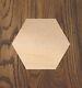 Set Of 10, Hexagon Laser Cut Wood, Sizes Up To 5 Feet, Multiple Thickness