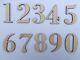 Set Of 10 Laser Cut Wooden Numbers 0-9, Bodini Font, Crafting Supplies