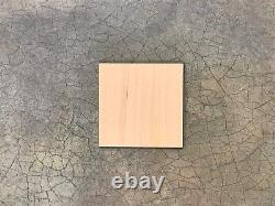 Set of 10, Square Laser Cut Wood, Sizes up to 5 feet, Multiple Thickness