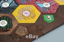 Settlers of Catan Board 5-6 Players FULL. Custom, Wood, Laser Cut