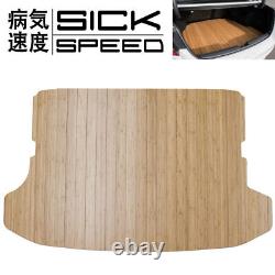 Sickspeed Walnut Wood Grain Custom Cut Bamboo Trunk Floor Mat For 350z