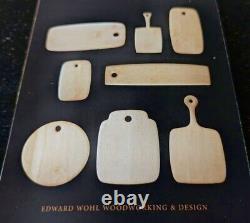 Simon Pearce Large Cutting Board Edward Wohl Hand Crafted Birdseye Maple NWOT