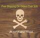 Skull And Crossbones, Pirate, Laser Cut Wood, Wood Cutout, Crafting Supply, A222