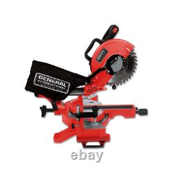 Sliding Miter Saw w Laser Guidance Heavy Duty Precision Cuts Tool 15 Amp 10 in