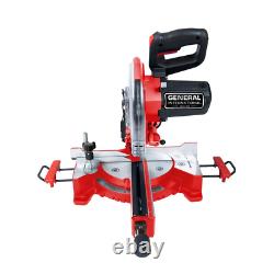 Sliding Miter Saw w Laser Guidance Heavy Duty Precision Cuts Tool 15 Amp 10 in