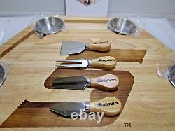 Snap On SSX22P151 Wood Charcuterie / Cutting Board with Utensils New Free Shipping