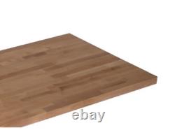 Solid Wood Butcher Block Countertop 50 x 25 x 1.5 Cutting Board Unfinished Birch