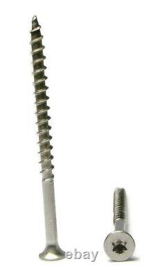 Stainless Steel Deck Screws Star Drive Bugle Wood Cutting Type 17 Point #8