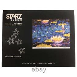 Starz Puzzles Laser Cut Wood Puzzle, Symphony in Blue, 163 Pieces