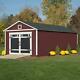Storage Shed 112' X 20' Pre-cut Wood Kit Is Ready-to-assemble 15-year Warranty