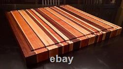 Striped Cutting Board Hand Crafted