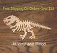 T Rex Skeleton, Dinosaur Bones, Wood Cutout, Laser Cut Wood, Craft Wood, A307
