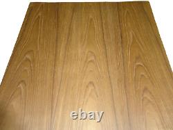 Teak Flat Cut wood veneer sheet 24 x 96 with wood backer 1/25 thick A grade