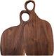 The Romeo & Juliet Cutting Boards Set Of 2 Premium Walnut, Ideal For Weddings