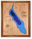 Titus Lake New York 3d Laser Cut Wood Lake Map. Lake House Decor