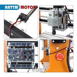 (US)3018-pro DIY CNC Router 10W Laser GRBL Wood Engraver Milling Cutting Machine