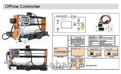 (US)3018-pro DIY CNC Router 10W Laser GRBL Wood Engraver Milling Cutting Machine