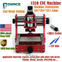 US1310 Full-Metal Mini Laser Machine CNC Router Wood Milling Cutting Engraving