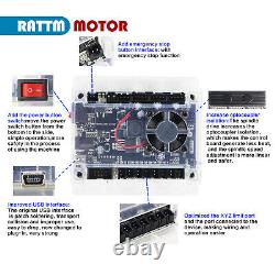 USA? CNC 1610 Mini Engraver Machine Wood PCB PVC Milling Cutting+Offline Handle