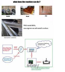 USA? CNC 1610 Mini Engraver Machine Wood PCB PVC Milling Cutting+Offline Handle