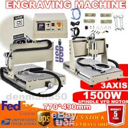 USB 3 Axis 6040Z CNC Engraving Miller Machine Wood Cutting Ball Screw DSP Router