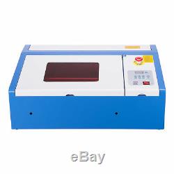 Upgraded 40W USB Laser Engraver Engraving Cutting Machine Cutter LCD Emergency