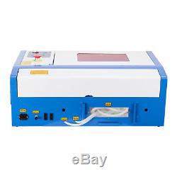 Upgraded 40W USB Laser Engraver Engraving Cutting Machine Cutter LCD Emergency