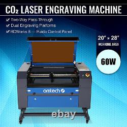 Upgraded 60W 28x20 CO2 Laser Engraver Cutter Cutting Engraving Marking Machine