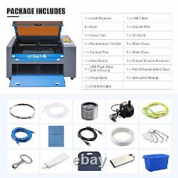 Upgraded CO2 Laser Engraver 60W 24x16 Cutter Cutting Engraving Marking Machine