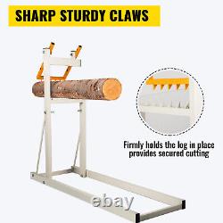 VEVOR Logging Saw Horse Wood Sawhorse Foldable and Adjustable Log Cutting Stand