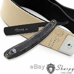 VINTAGE BARBER SALON STRAIGHT CUT THROAT SHAVING RAZOR With Leather strop Belt