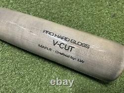 Victus V-Cut Gloss Pro Maple Wood Baseball Bat 31 Cupped End New BK/GY
