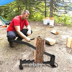 Wall Mount Firewood Splitter Kindling Wood Cracker Steel Cutting Tools for Home