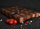 Walnut Cherry Cutting Board End Grain Butcher Block Large Kitchen Chopping Board