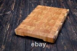 Walnut Cherry End Grain Butcher Block Cutting Board Large Kitchen Chopping Board