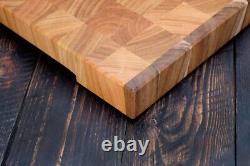 Walnut Cherry End Grain Butcher Block Cutting Board Large Kitchen Chopping Board