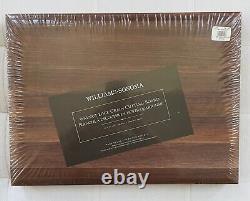 Williams-Sonoma EDGE GRAIN WALNUT WOOD Cutting Board Small 16 x 12 x 1 1/2