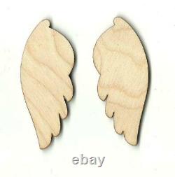 Wings Laser Cut Out Unfinished Wood Craft Shape WNG2