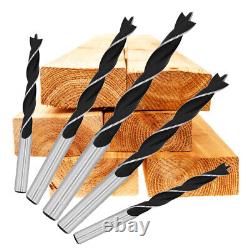 Wood Brad Point Drill Bit Set 1/2 Woodworking Spur Point Wood Drill Bit-50Pcs