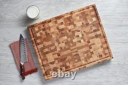 Wood Cutting Boards Large Canadian Maple Butchers Chopping Block With Juice Groo