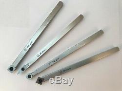 Wood Cutting Carbide Insert Tool Set in Stainless for Wood Lathe 3/8 x 7