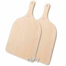 Wood Pizza Peel 12 Large Pizza Paddle Spatula Cutting Board for Baking Pizza 2X