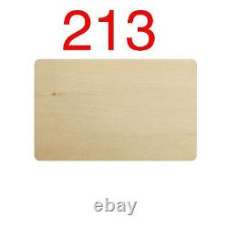Wooden Business Cards 65pcs Unfinished Blank for Laser Engraving Name Address