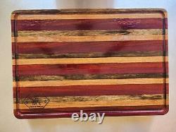 XL exotic wood cutting board