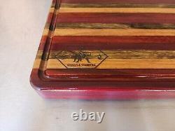 XL exotic wood cutting board