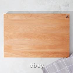 ZWILLING Beechwood Cutting Board, 22-in x 16-in, Brown, NEW