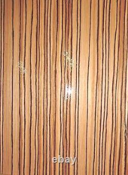 Zebrawood African composite wood veneer 24 x 96 with paper backer 1/40 # EFW