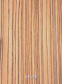 Zebrawood African composite wood veneer 24 x 96 with paper backer 1/40 # EFW